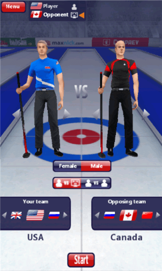Скачать Curling3D для HTC Radar