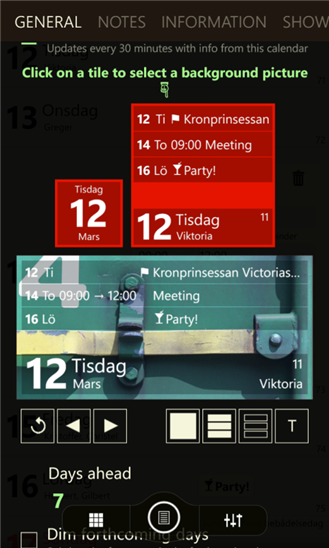 Chronos Calendar для Windows Phone