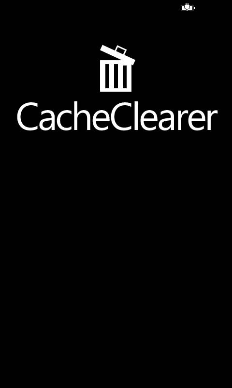 CacheClearer для Windows Phone