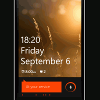 Полный скриншот экрана блокировки Windows Phone 8.1?