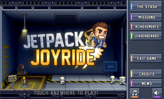 Jetpack Joyride для Windows Phone