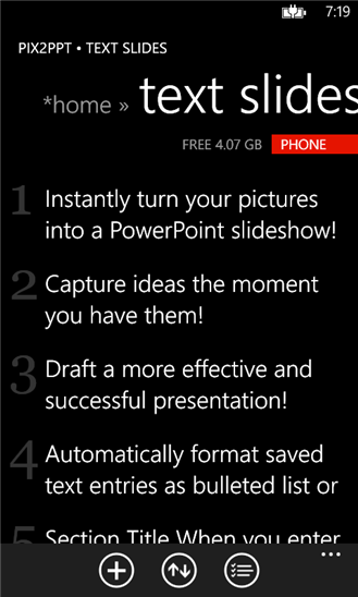 Скачать PIX2PPT для Nokia Lumia 730