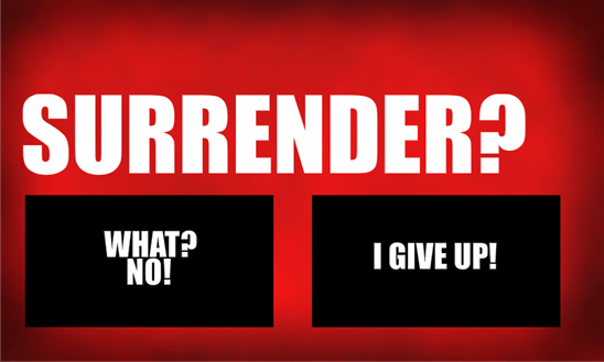 I Surrender! для Windows Phone