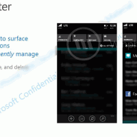 Скриншот центра уведомлений Windows Phone 8.1