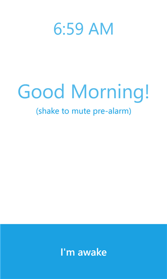 Скачать Gentle Alarm Clock для HTC Radar