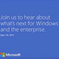 Microsoft рассылает приглашения на презентацию 30 сентября