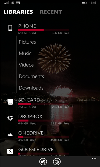 Pocket Explorer для Windows Phone