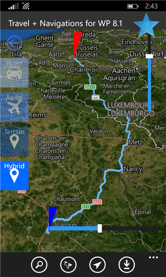 Travel+Navigation⁸·¹ для Windows Phone