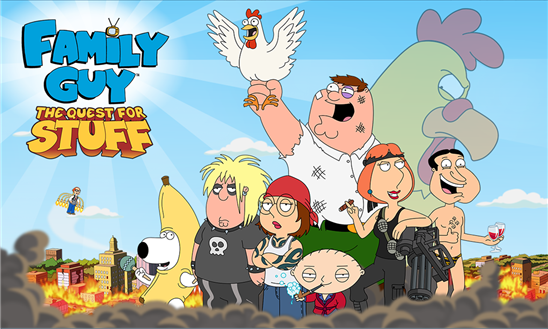 Скачать Family Guy The Quest for Stuff для Q-Mobile Dream W473