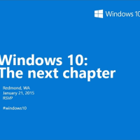 21 января Microsoft проведет презентацию Windows 10 для пользователей