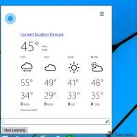 Скриншоты ранней версии Cortana на Windows 10