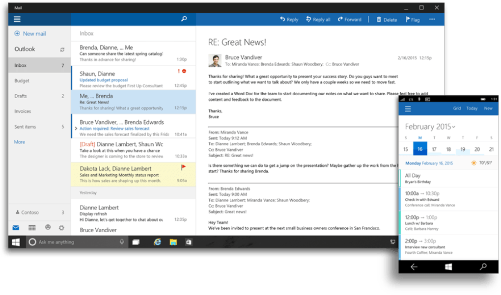 Outlook UI. Outlook 2014. Office 2016 Outlook. С новым Outlook для Windows.