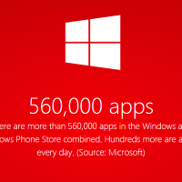 Магазины Windows: 560 000 приложений