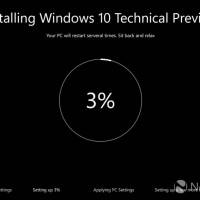 Microsoft обновили интерфейс установки Windows 10 TP