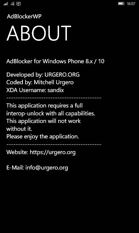 Скачать AdBlocker для HTC 8XT