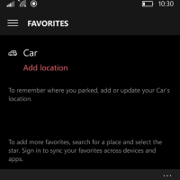 Карты в Windows 10 научились запоминать место парковки автомобиля