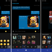 В Skype на Windows 10 Mobile наконец появились эмоджи