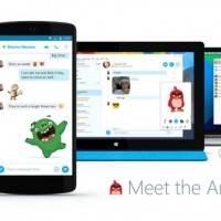 В Skype появились эмоджи Angry Birds