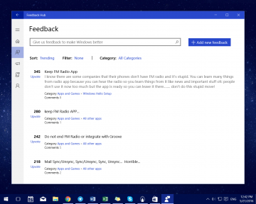 Feedback hub windows 10 что это за программа