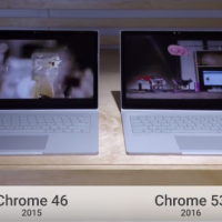 Google использует Surface Book для теста производительности Chrome