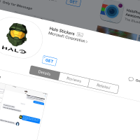 Microsoft выпустила стикеры Halo для iMessage