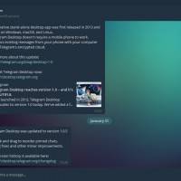 Telegram Desktop обновился до версии 1.0.5