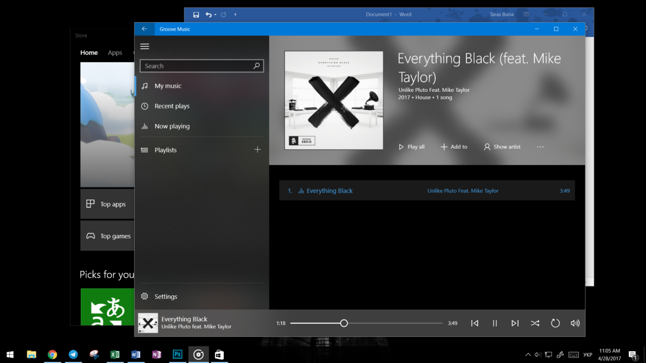 Groove music windows 10 как поставить русский язык