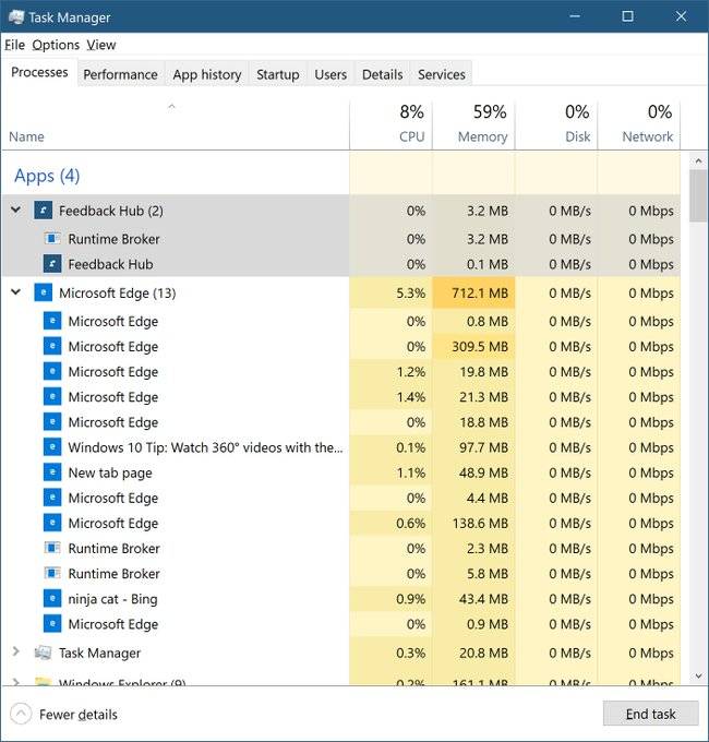 Updated Task Manager