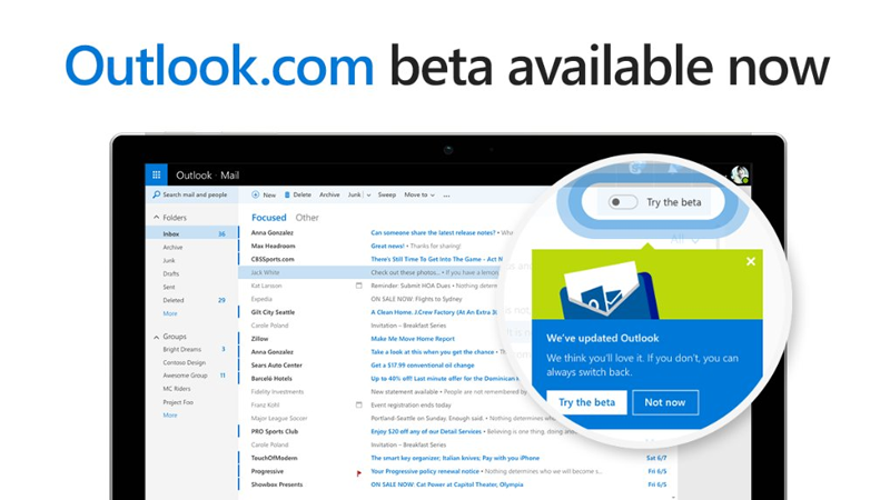 Outlook Beta