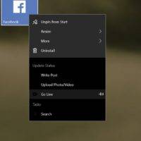 Facebook на Windows 10 получило поддержку списков переходов