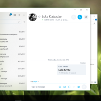 Skype на Windows 10 получил элементы Fluent Design