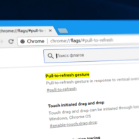 В Chrome появилась функция pull-to-refresh
