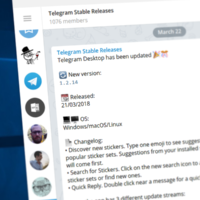 Настольный клиент Telegram получил обновление