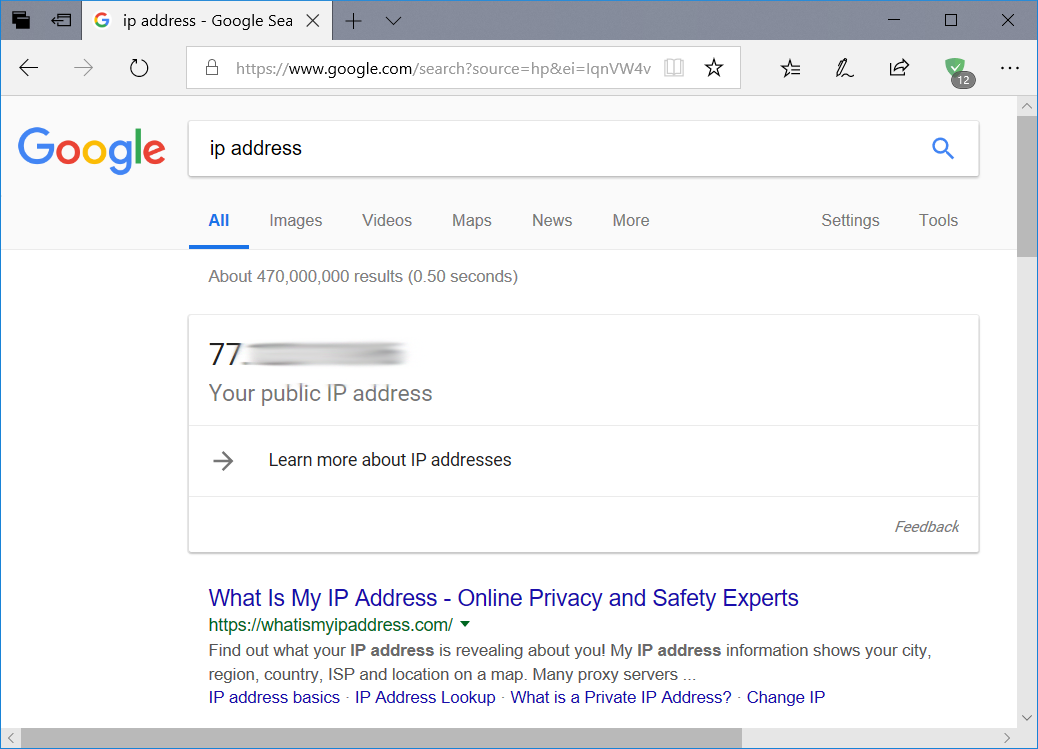 Address google com