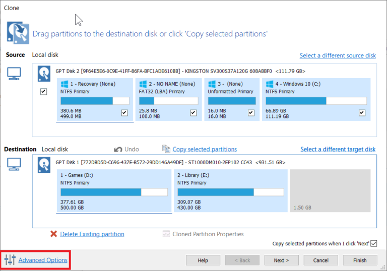 Перенос windows 10 с hdd на hdd