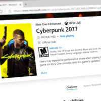 Магазин Xbox теперь предупреждает пользователей о багах в Cyberpunk 2077
