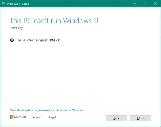Инструкция: установка или обновление до Windows 11 без TPM 2.0 и Secure Boot
