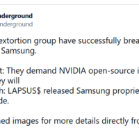 Хакеры украли у Samsung 190 ГБ секретных данных