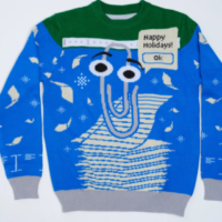 Microsoft выпустила «уродливые» свитеры со знаменитой скрепкой из MS Office
