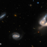 «Хаббл» запечатлел катастрофу галактического масштаба