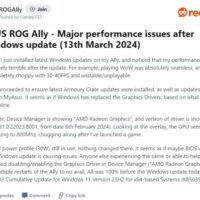 Обновление Windows 11 «сломало» встроенную графику AMD Ryzen APU