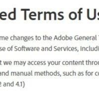 Adobe заявила права на весь контент своих пользователей