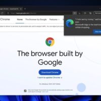 Браузер Edge «троллит» пользователей при попытке скачать Google Chrome